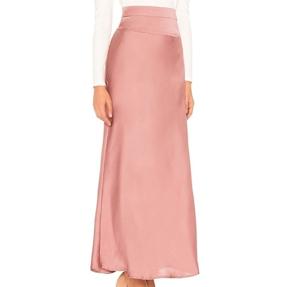 Free People Normani Bias Satin Midi Skirt - Picture 3 of 9